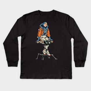 Apex Legends Wattson Kids Long Sleeve T-Shirt